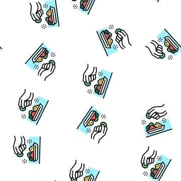 Flavoring meal vector seamless pattern Illustration