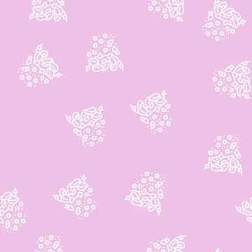 Flavoring tea line seamless pattern Illustration