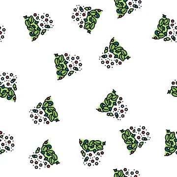Flavoring tea vector seamless pattern Illustration