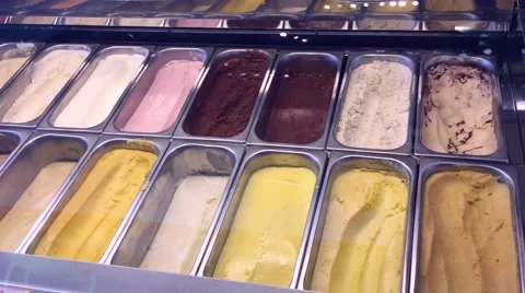 Flavoured Ice cream Stock Footage 58496645