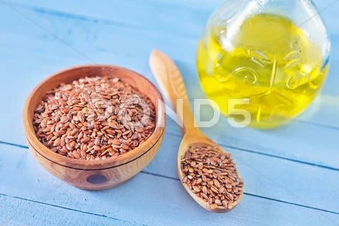 Flax seed Stock Photos