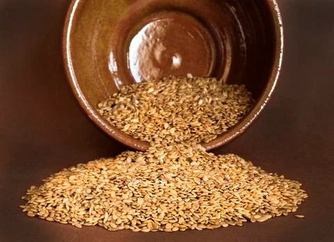 Flax seed Stock Photos