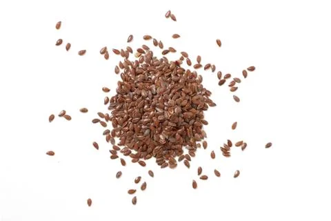 Flax seeds Stock Photos