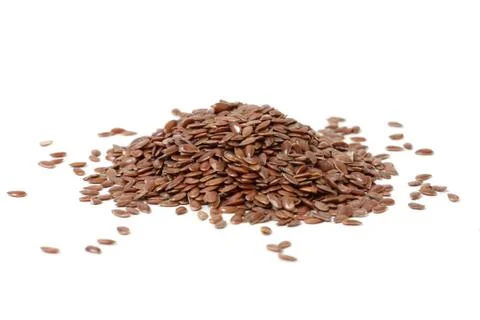 Flax seeds Stock Photos