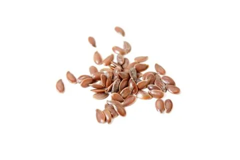 Flax seeds Stock Photos