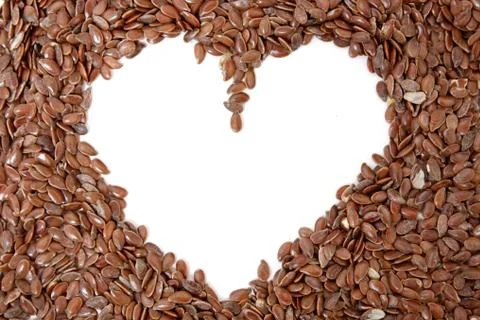 Flax seeds Stock Photos