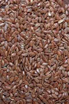Flax seeds Stock Photos