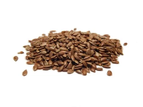 Flax seeds Stock Photos
