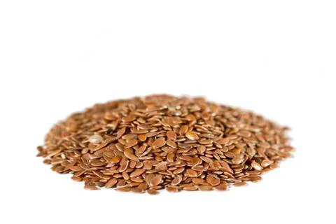 Flax seeds Stock Photos