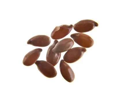 Flax seeds Stock Photos