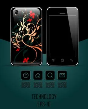 Flayers and brochures design template Illustrazione stock