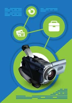 Flayers and brochures design template Stock Illustration
