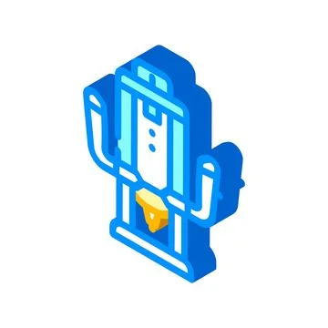 Flazer tool isometric icon vector illustration color Stock Illustration