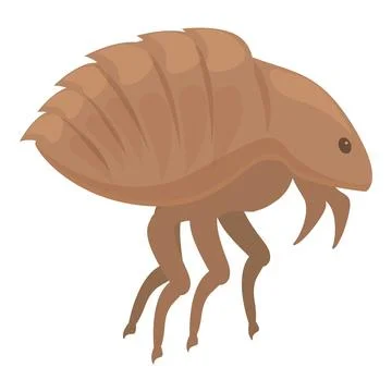 Flea bug walking with big legs and tiny eyes イラスト素材