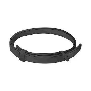 Flea collar illustration Stock-Illustration