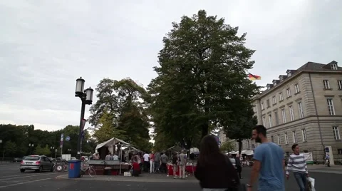 Flea market in berlin 스톡 동영상 41454353