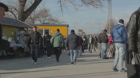 Flea market Stock Footage 19670281