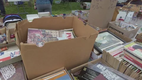 Flea Market Stock Footage 196257992