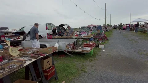 Flea Market Stock Footage 196258360