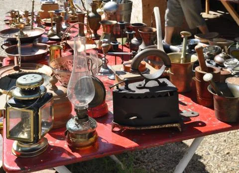 Flea market Stock Photos