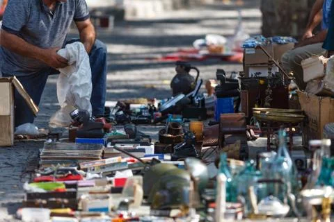 Flea market Stock Photos