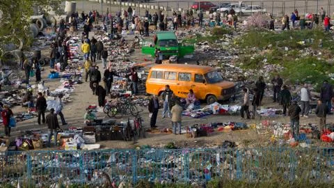 Flea market Stock Photos