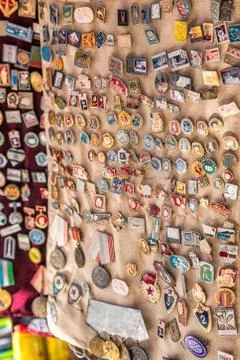 Flea market Stock Photos