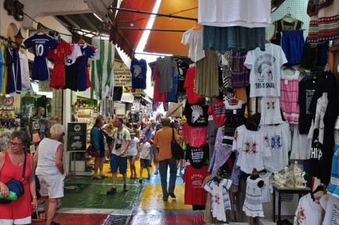 Flea market Stock-Fotos