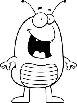 Flea Smiling Stock Illustration