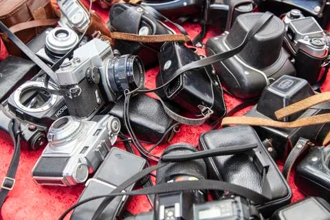 Fleamarket at Mauerpark Stock Photos