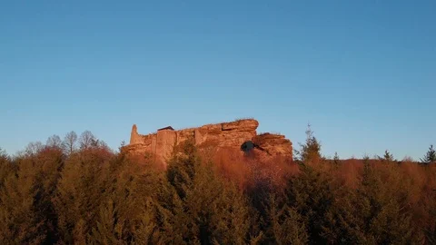 Fleckenstein Castle Stock Footage 128934375