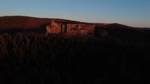 Fleckenstein Castle Stock Footage 128934921