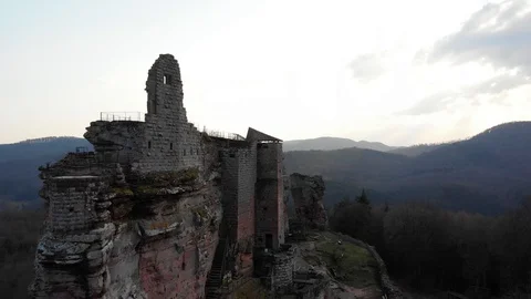 Fleckenstein Castle Stock Footage 128935336