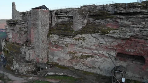 Fleckenstein Castle Stock Footage 128936158