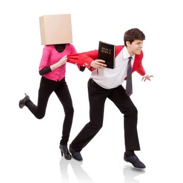 Flee the evil desire Stock Photos