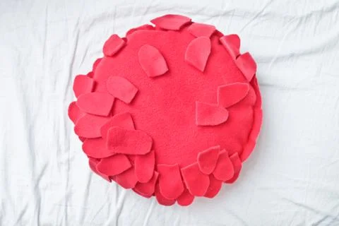 Fleece cushion Stock Photos