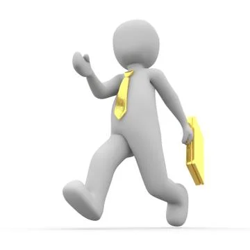 Fleeing the success Stock Illustration