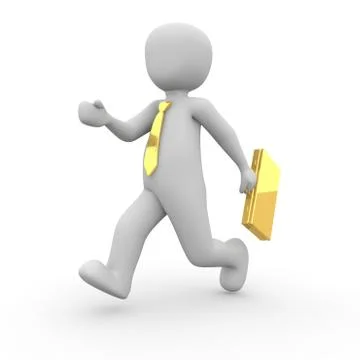 Fleeing the success Stock Illustration