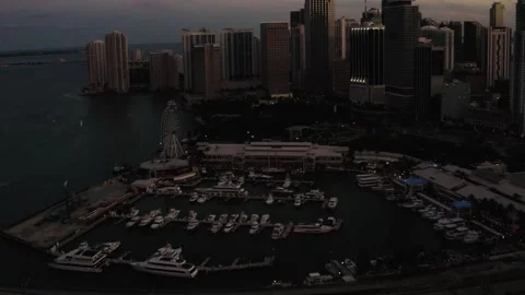 A Fleet of ships docked Stock Footage 156335402