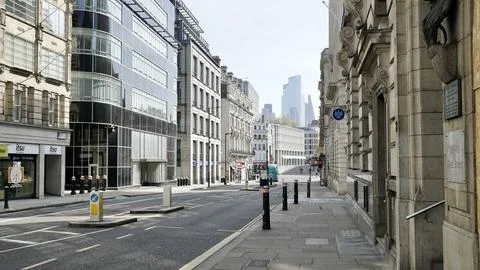Fleet Street during lockdown Stock Photos