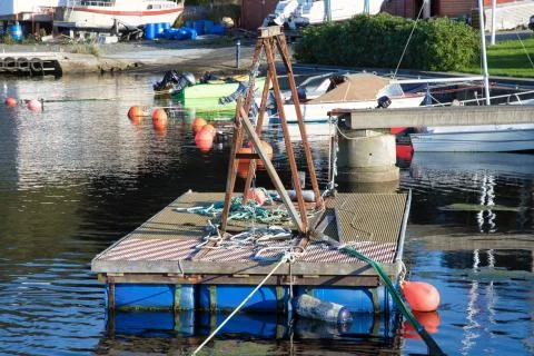 Fleet with tools on board Stock Photos