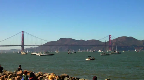 Fleet Week Golden Gate Bridge Stock Footage 38879819
