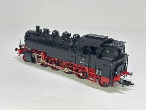Fleischmann HO scale DR BR86 steam locomotive Foto stock