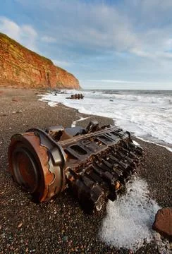 Fleswick bay Stock Photos