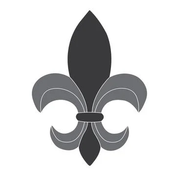 Fleur de lis icon Stock Illustration