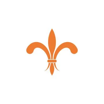 Fleur de lis icon vector illustration design Stock Illustration