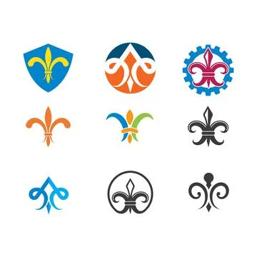 Fleur de lis icon vector illustration design Stock-Illustration