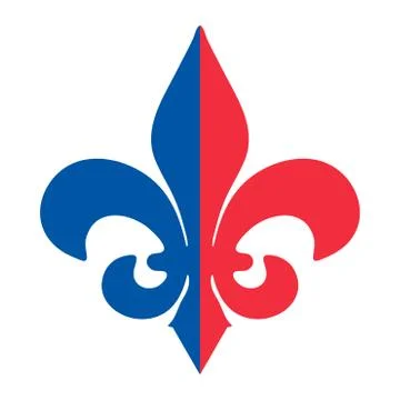 The Fleur de Lis or flower-de-luce vector icon. Stock Illustration
