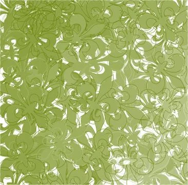 Fleur de lis scattered pattern Illustrazione stock