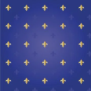 Fleur de lis seamless pattern Stock-Illustration